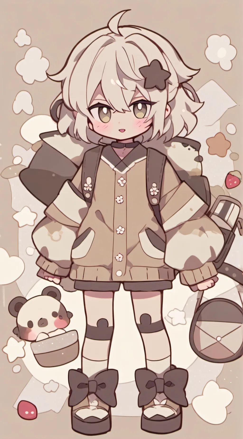 ai character: mha  background