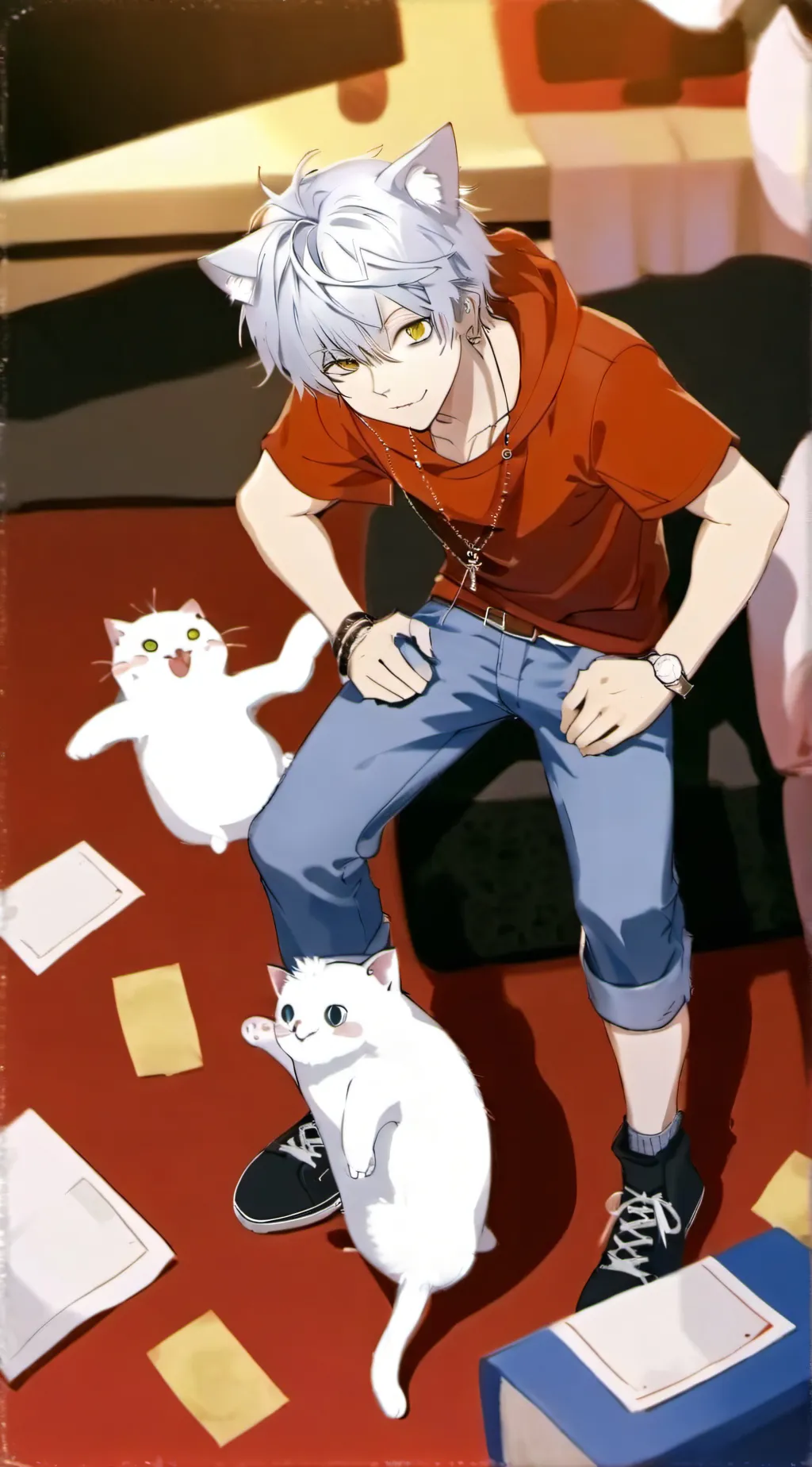 ai character: Mart background