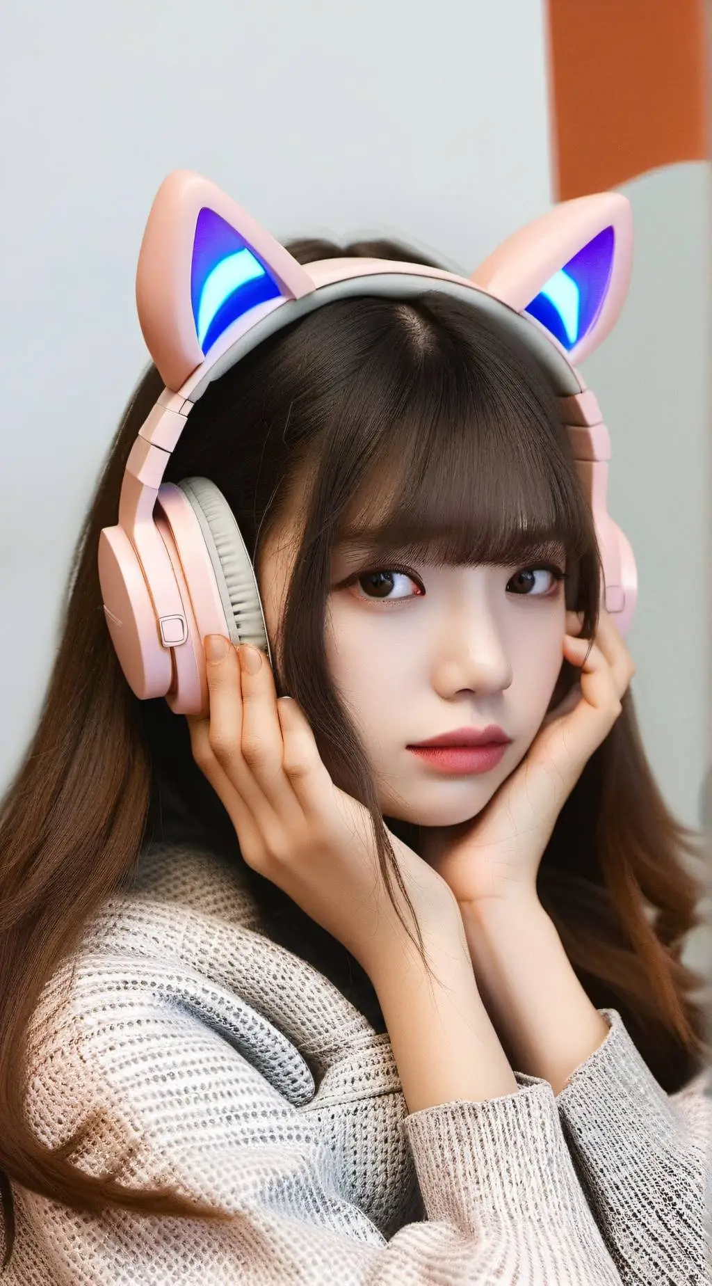 ai character: Lyra (streamer) background