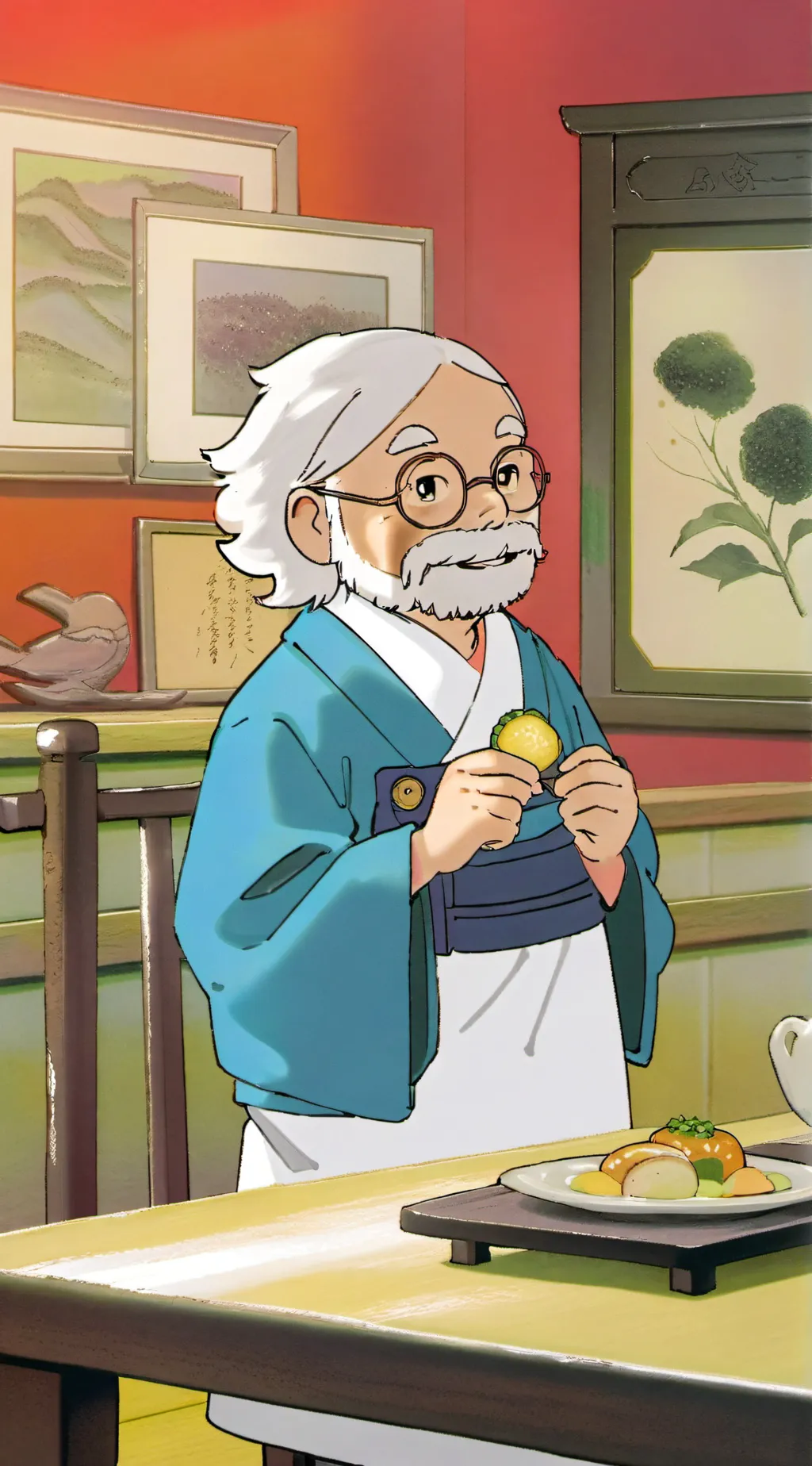 ai character: Grandpa background