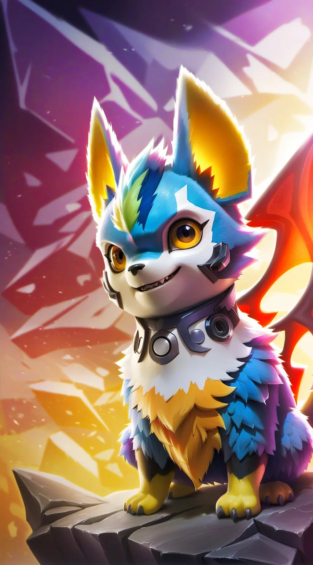 ai character: sweaty background