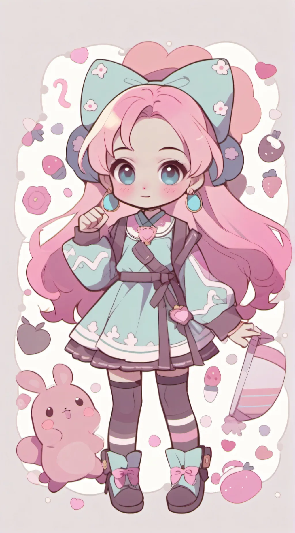 ai character: holly background