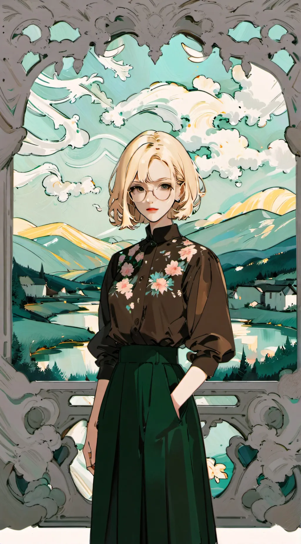 ai character: mina background