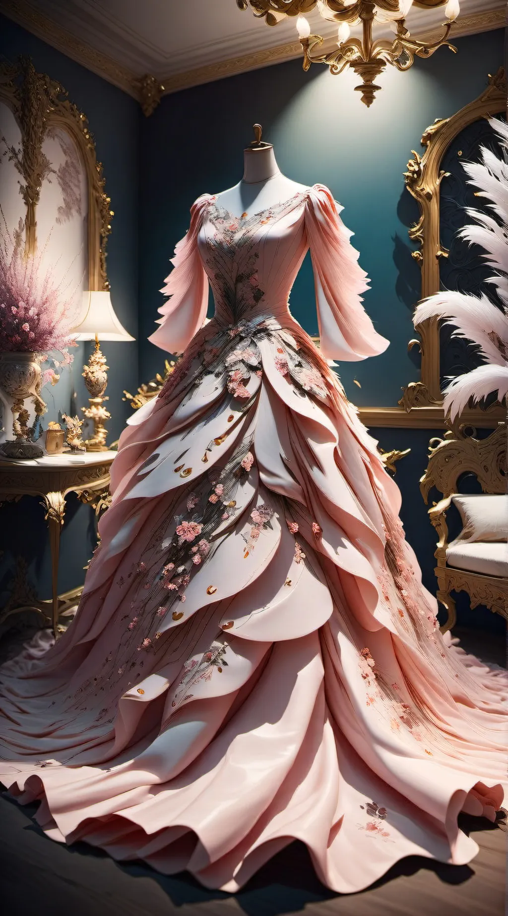 ai character: ♡Magic dress♡  background