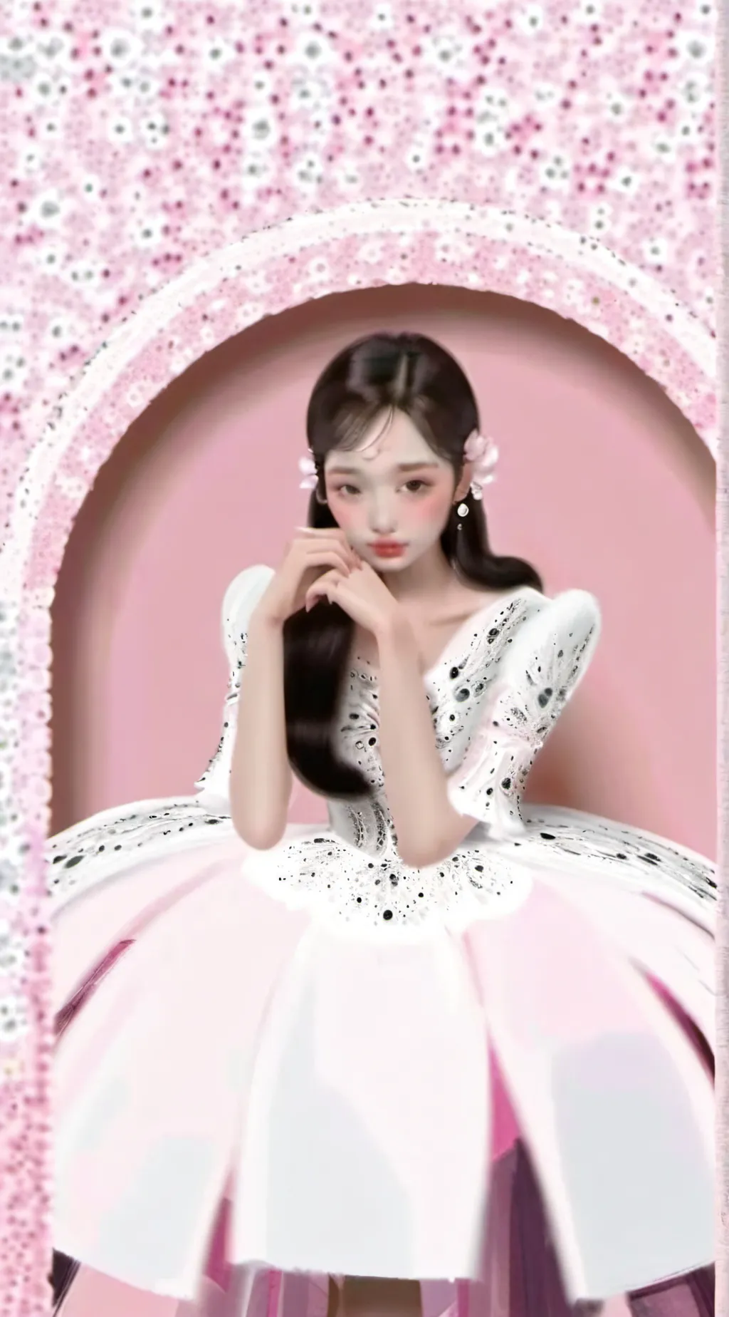 ai character: Wonyoung background