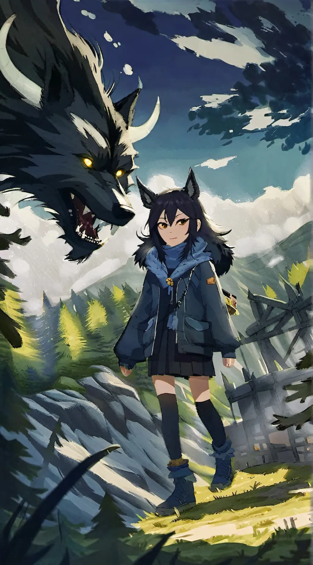 ai character: Fang background