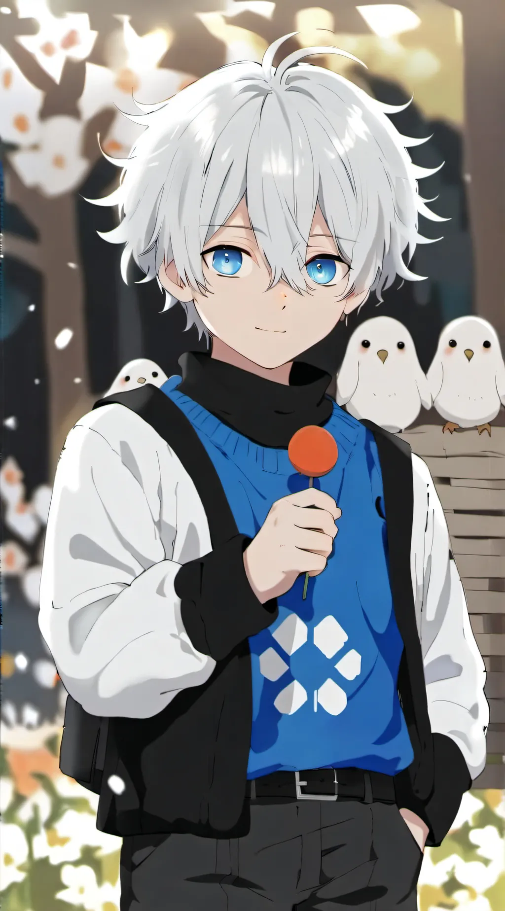 ai character: Ray but older background