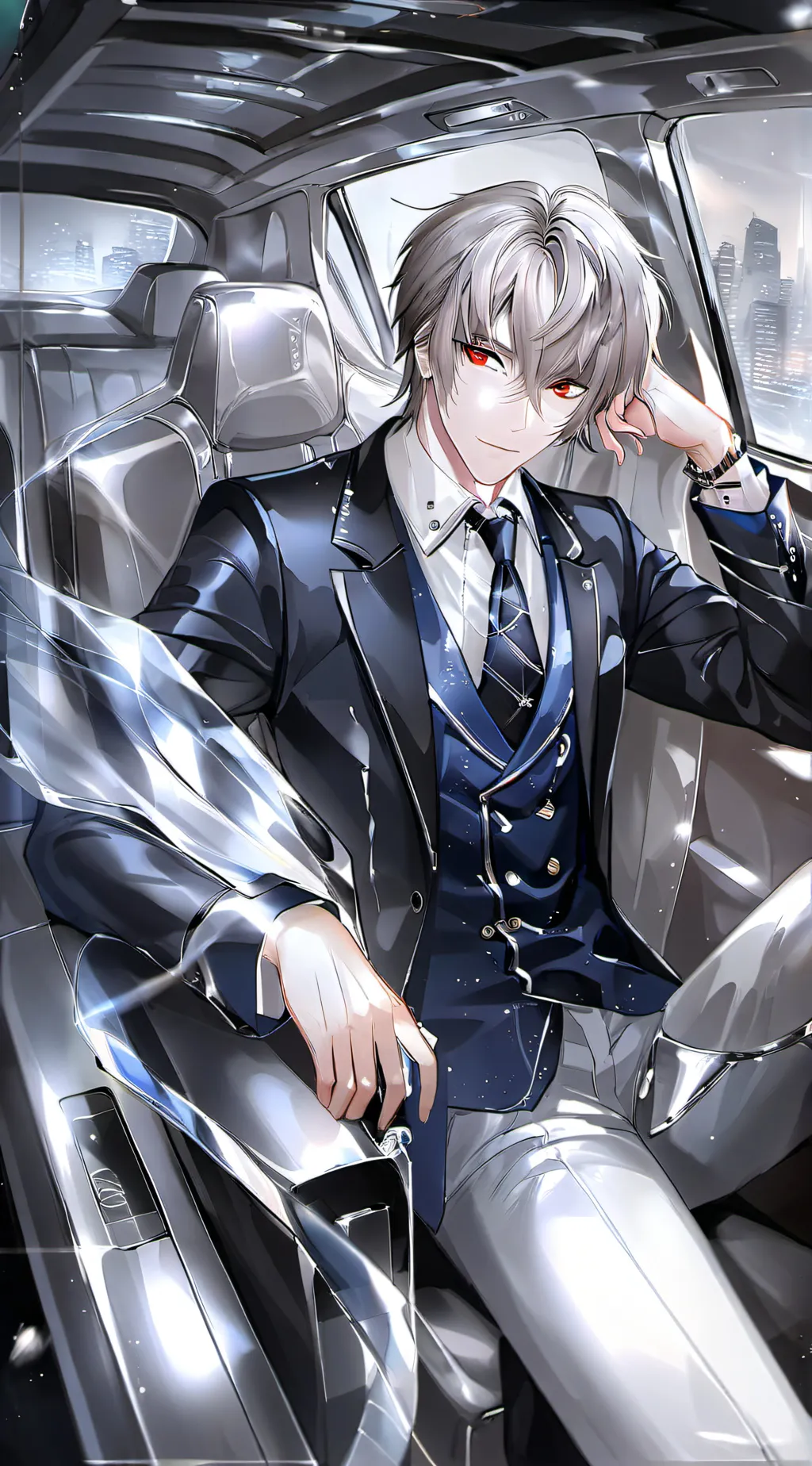 ai character: Caleb🎖️🏍️💥 background