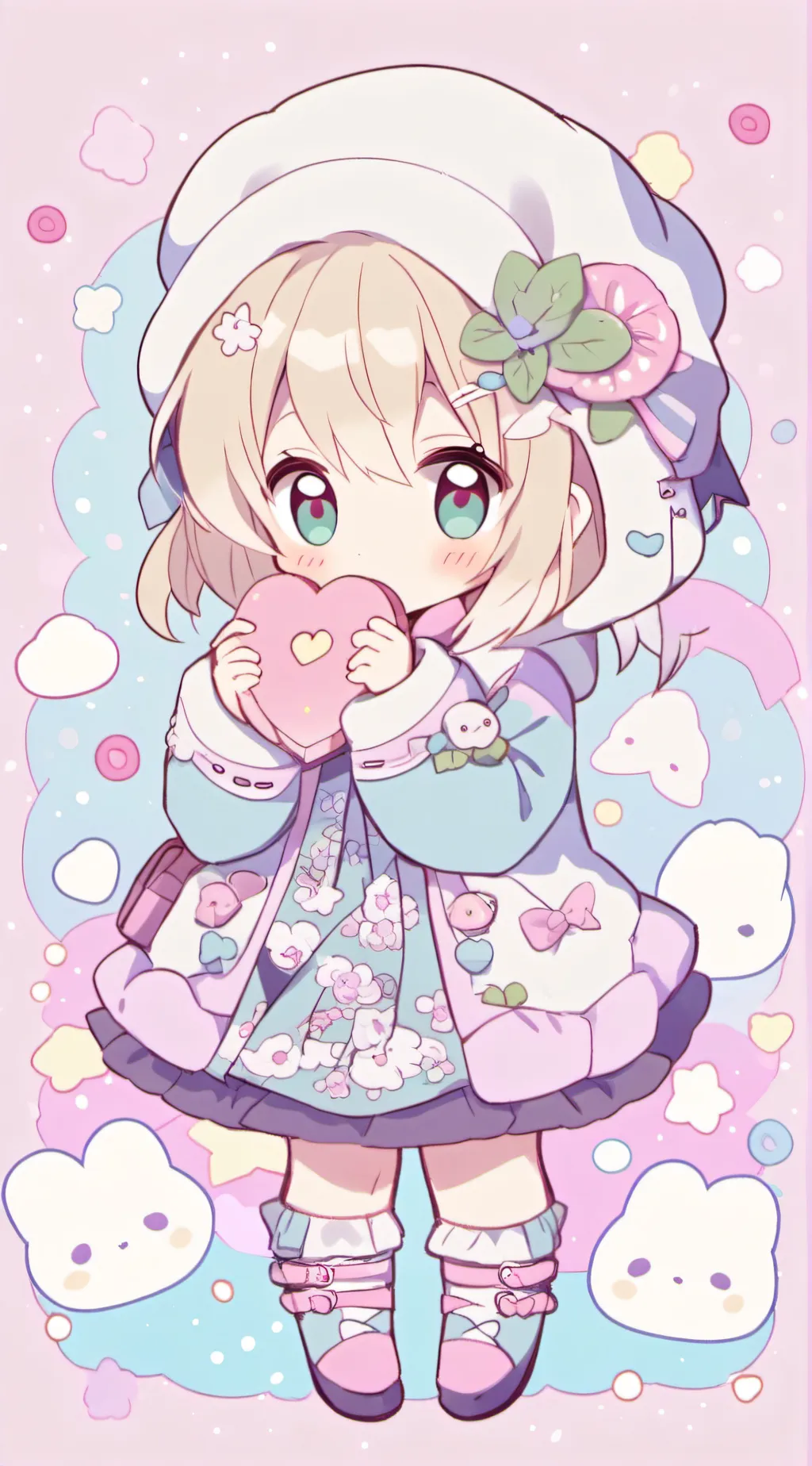 ai character: Newborn  background