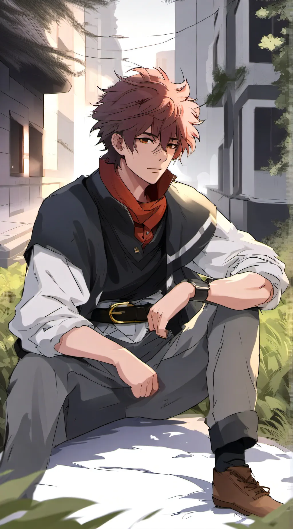 ai character: Max background