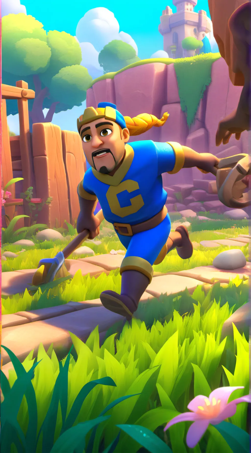 ai character: Grass roaster background