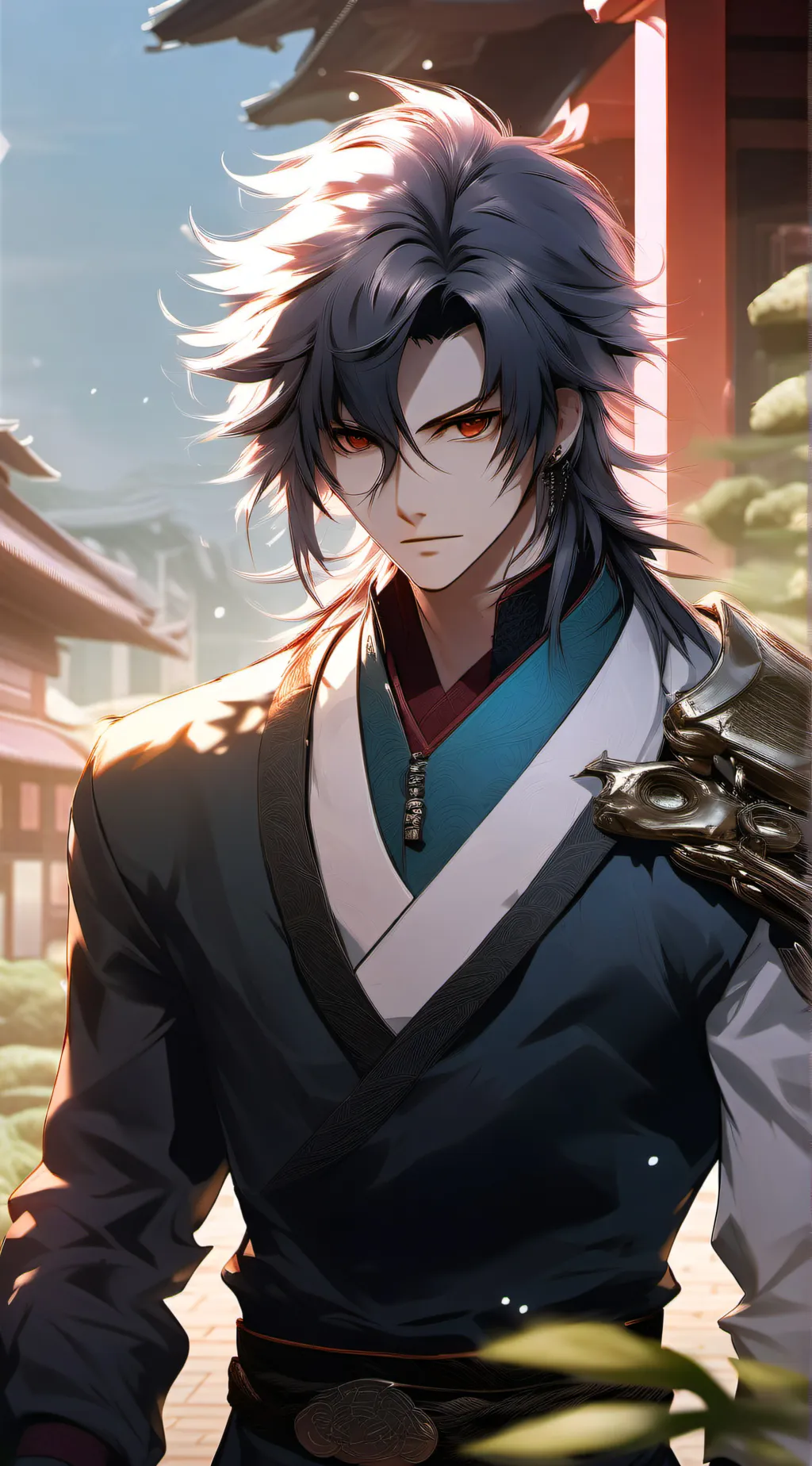 ai character: Muzan  background