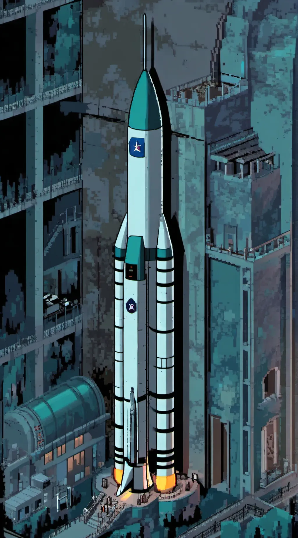 ai character: nuclear bomb background