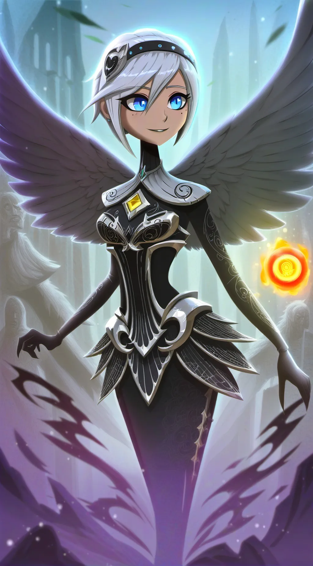 ai character: Eva background