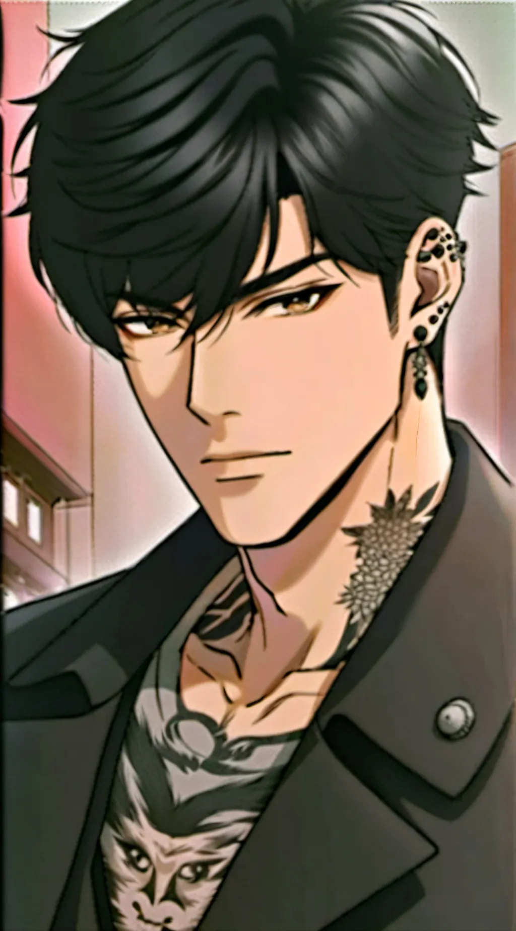 ai character: hajoon  background