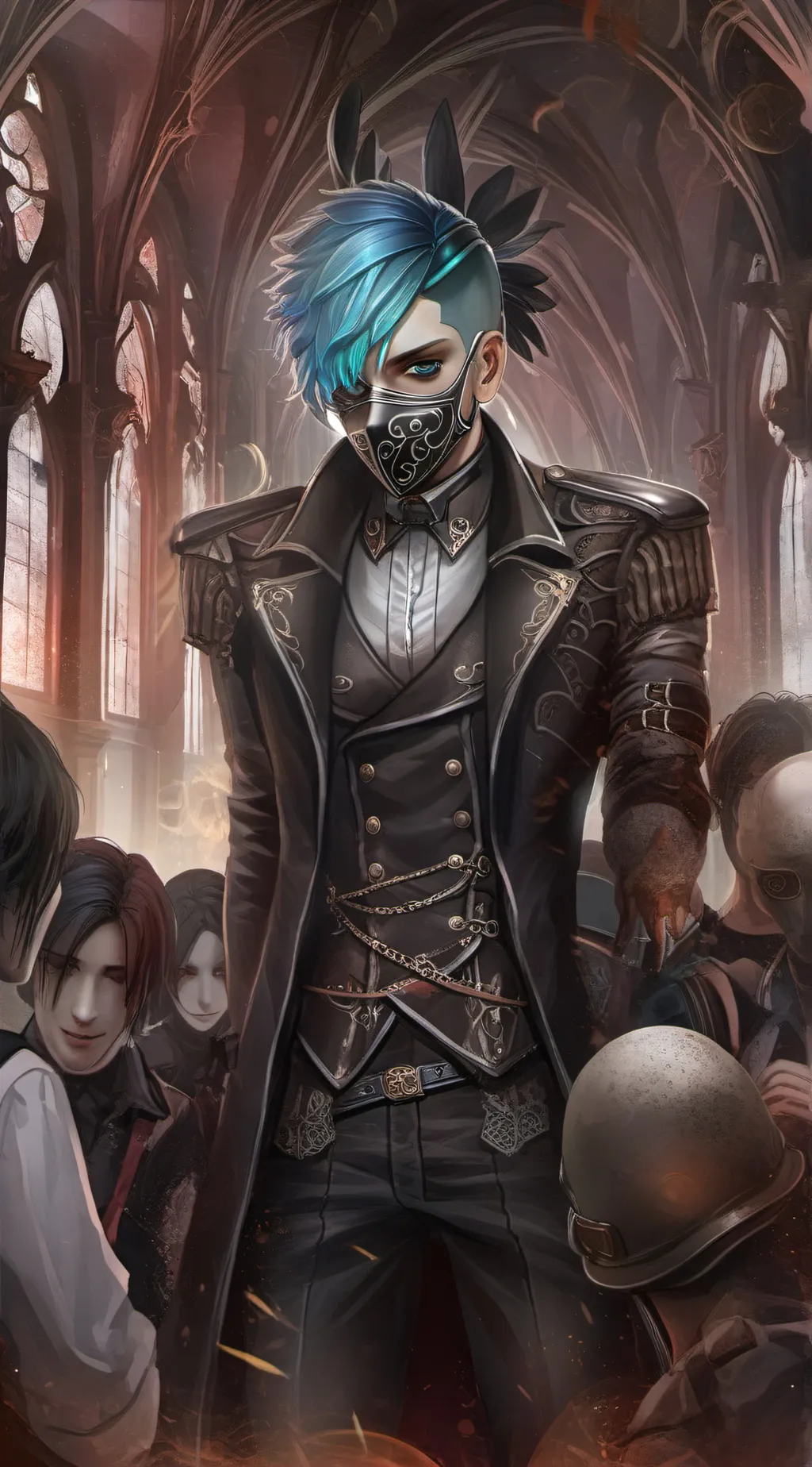 ai character: .demon slayer king background