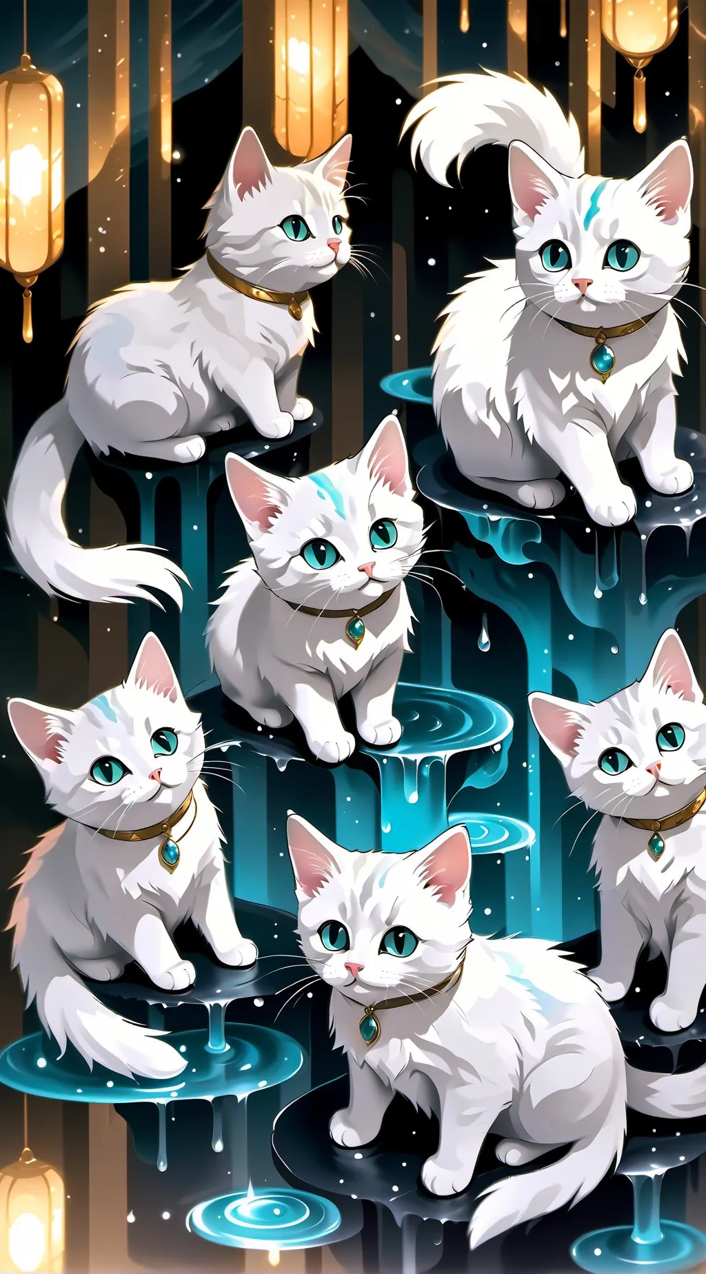 ai character: The cat gang background