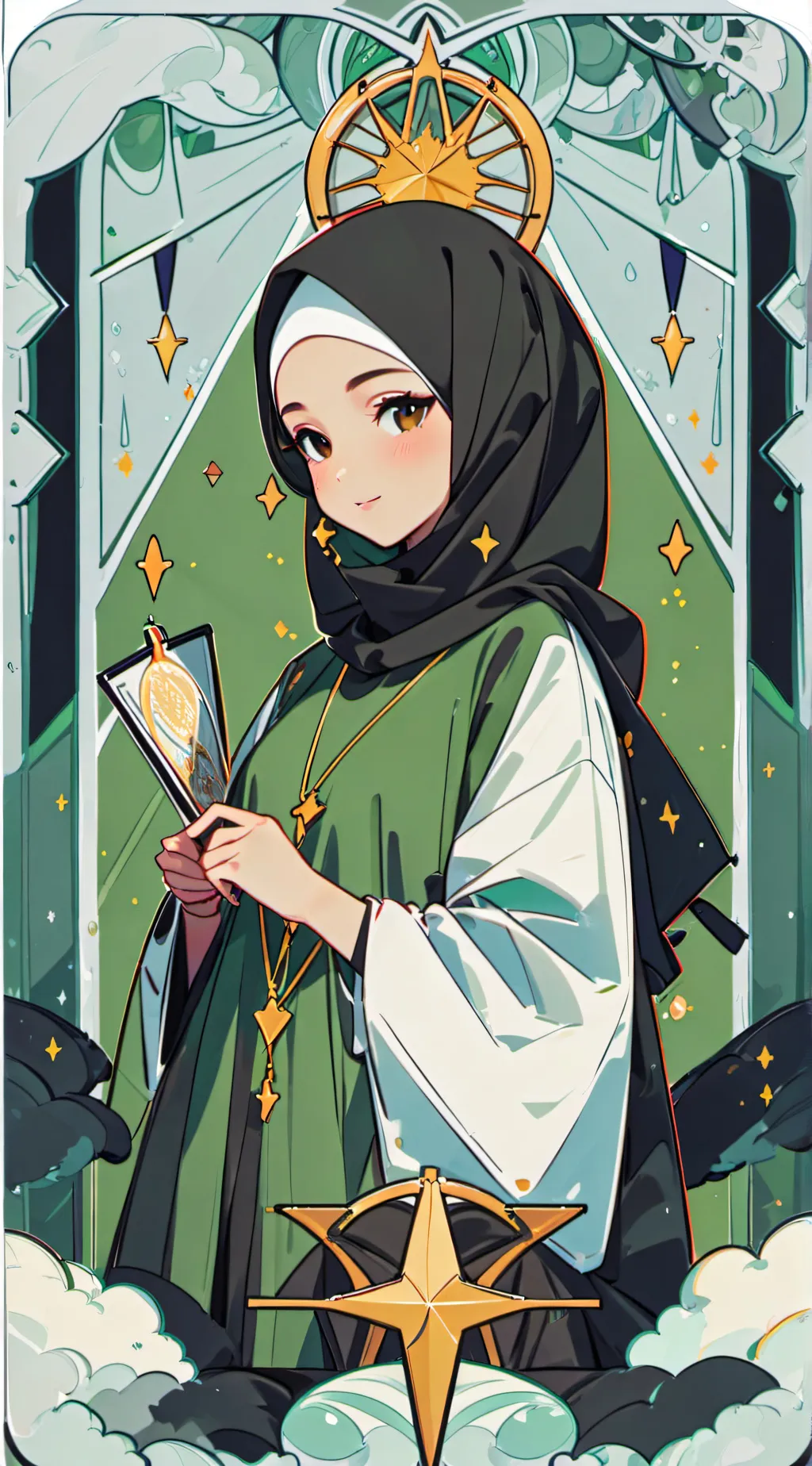 ai character: Amira  background
