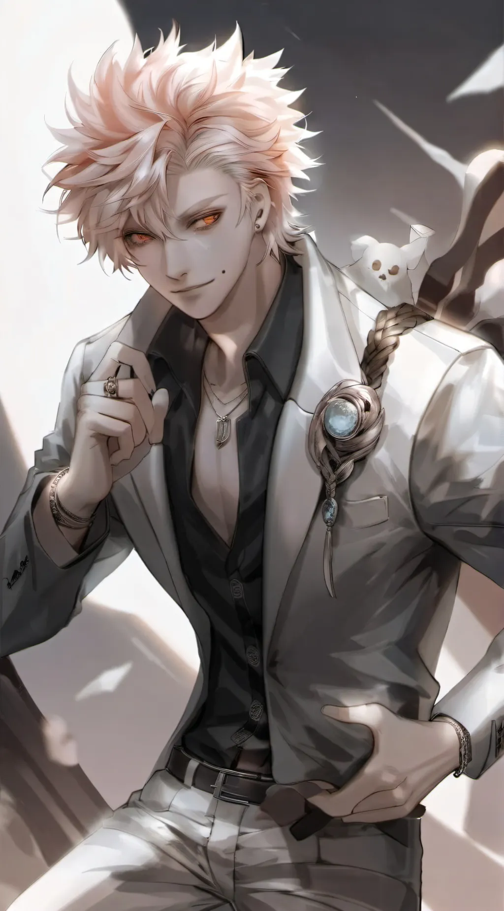 ai character: MHA X Xmas background