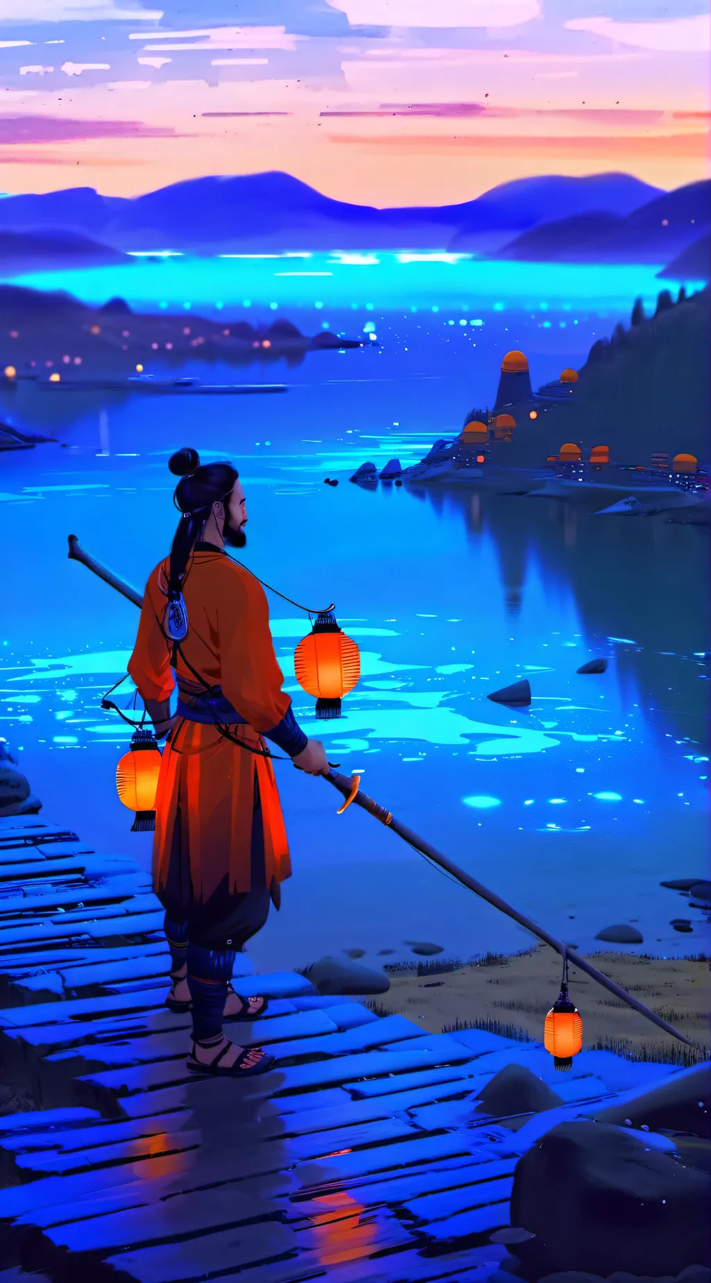 ai character: mark (very calm) background