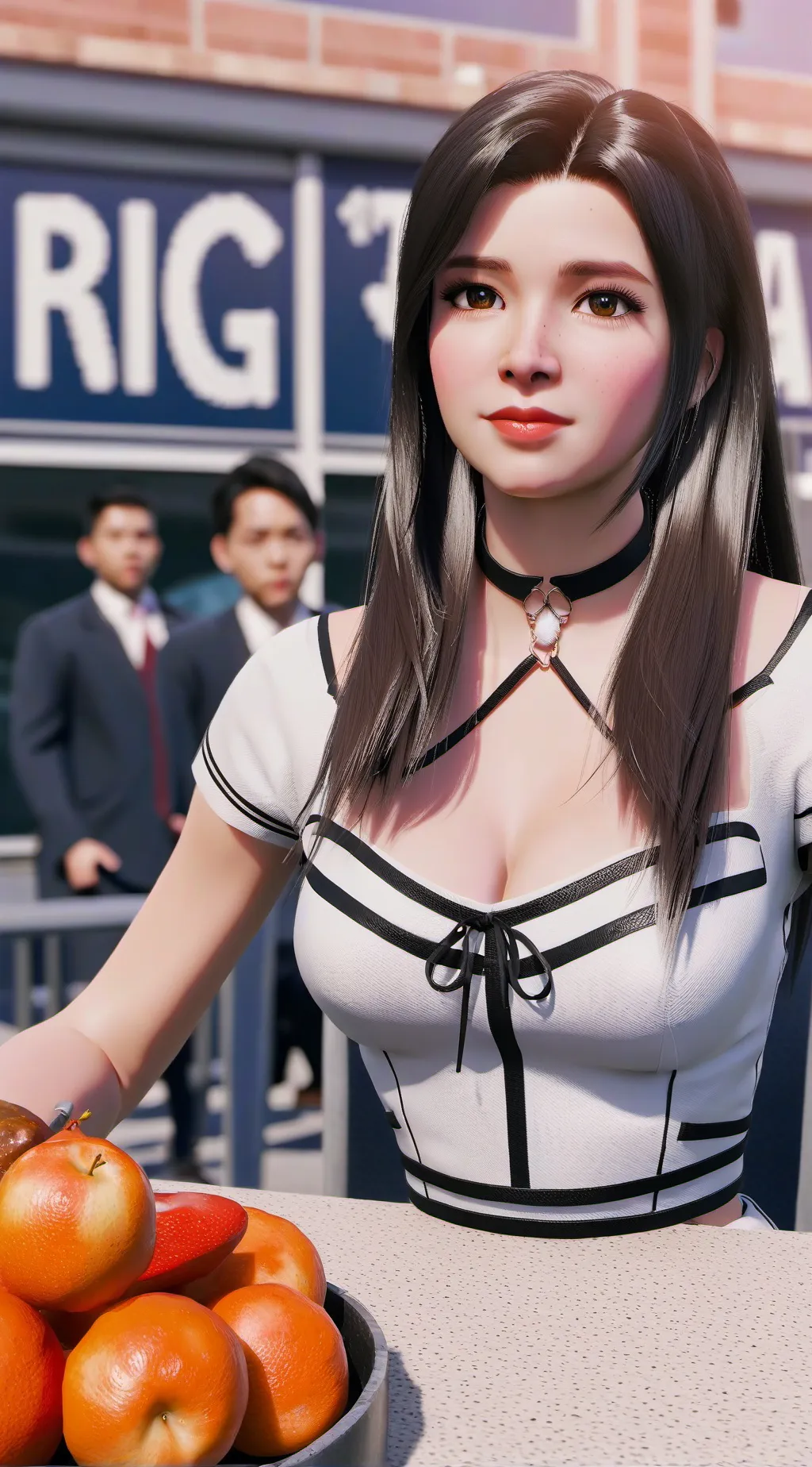 ai character: Coralie background