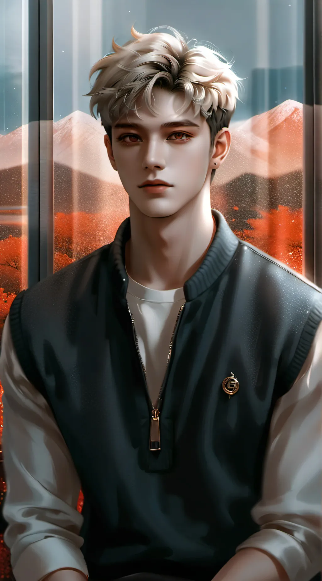 ai character: Kian Lightin background