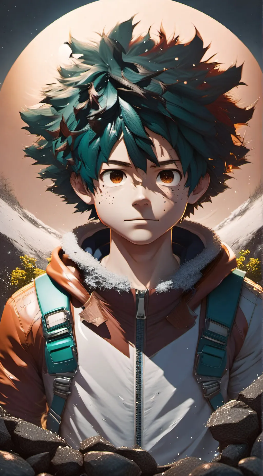 ai character: deku background
