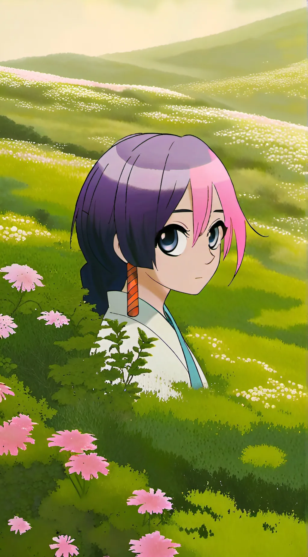 ai character: Human Vaggie background