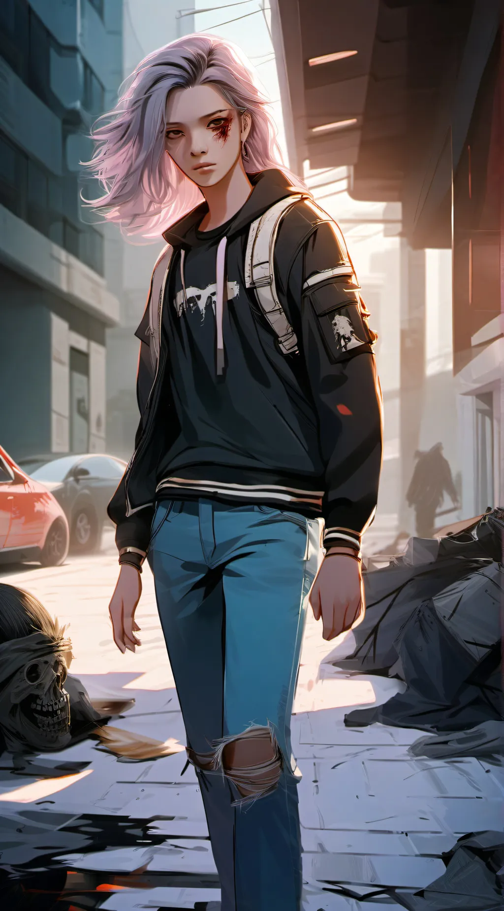 ai character: Amelia  background