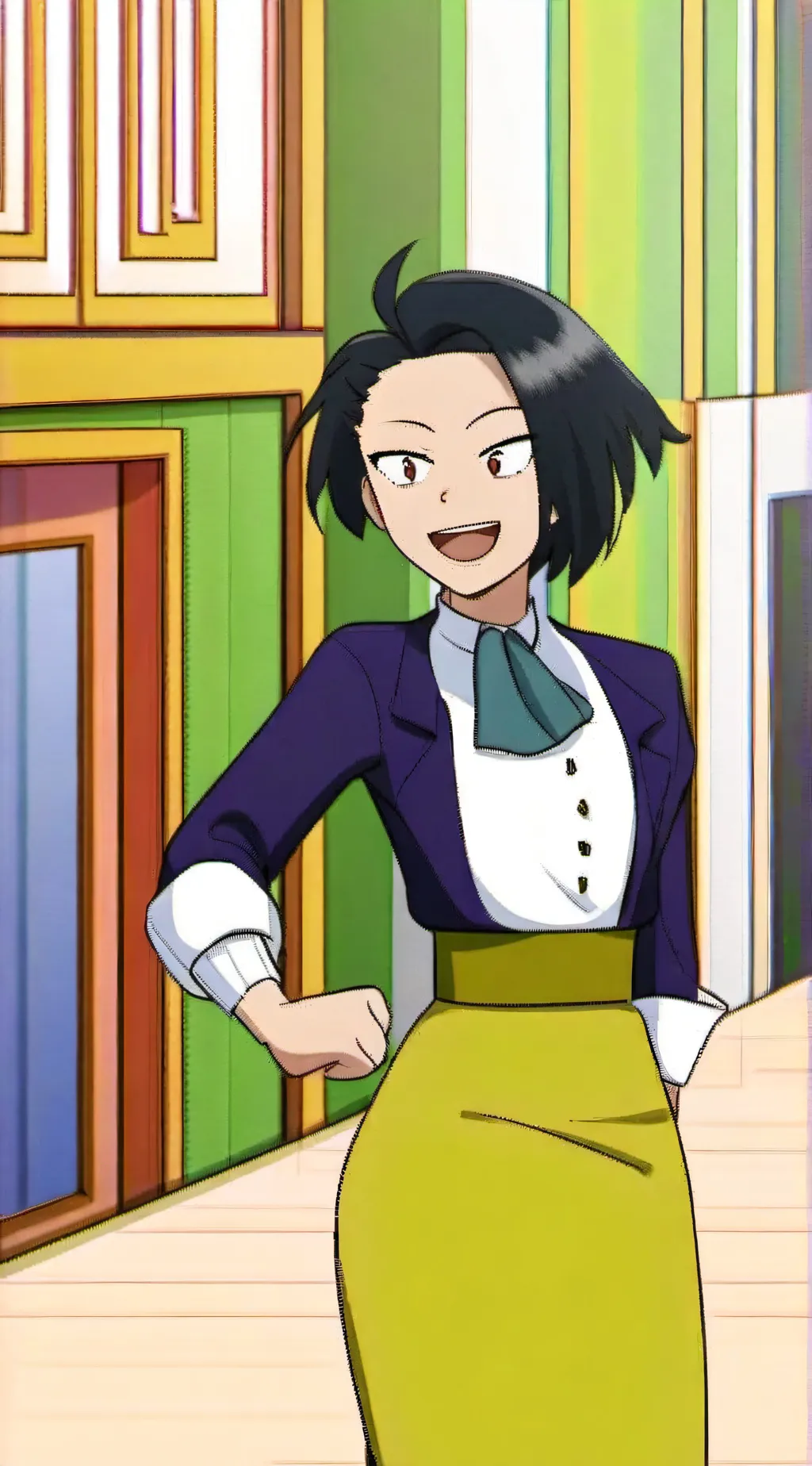 ai character: Sanemi SHINIZAGAWA background