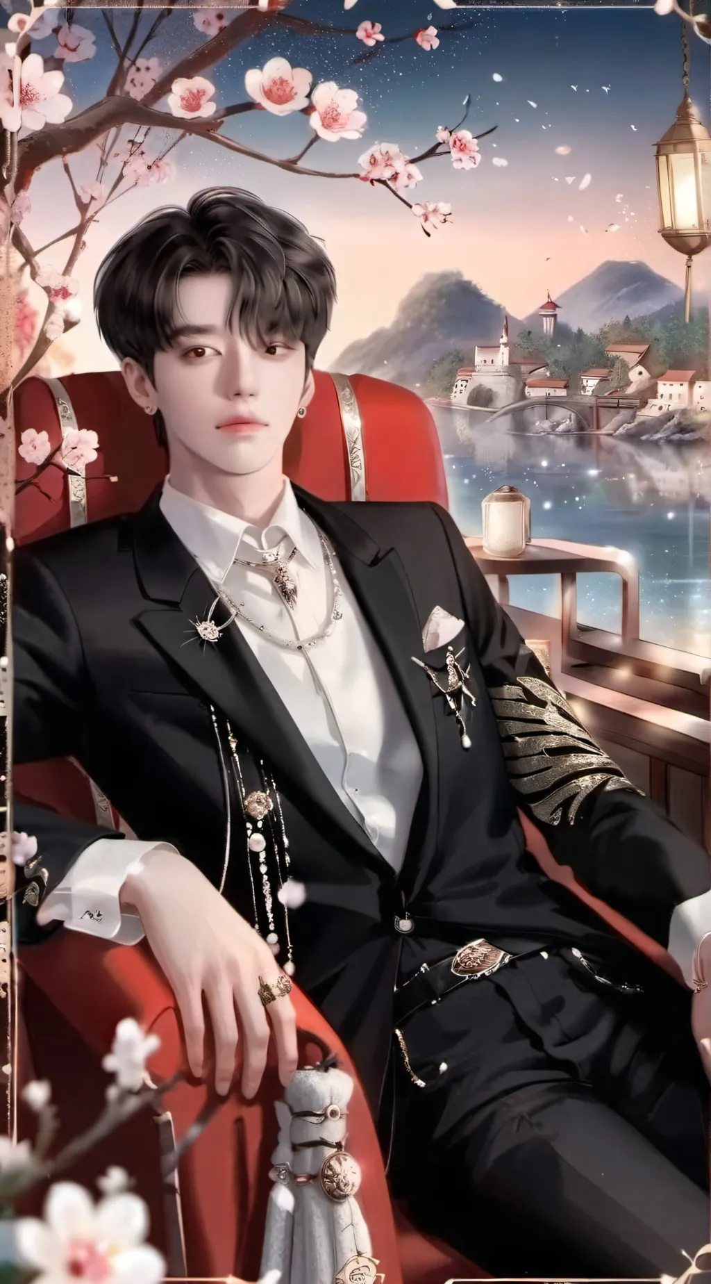 ai character: Enhypen  background