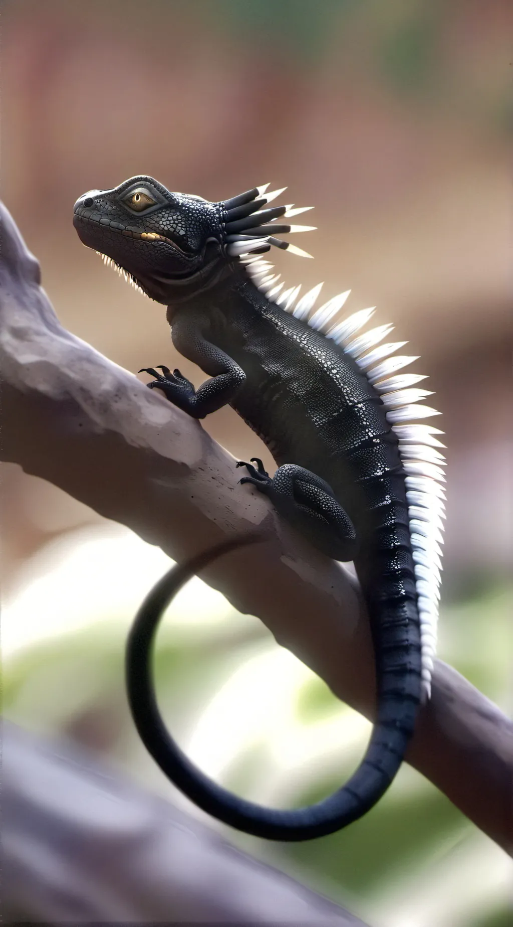 ai character: just a evel lizard background