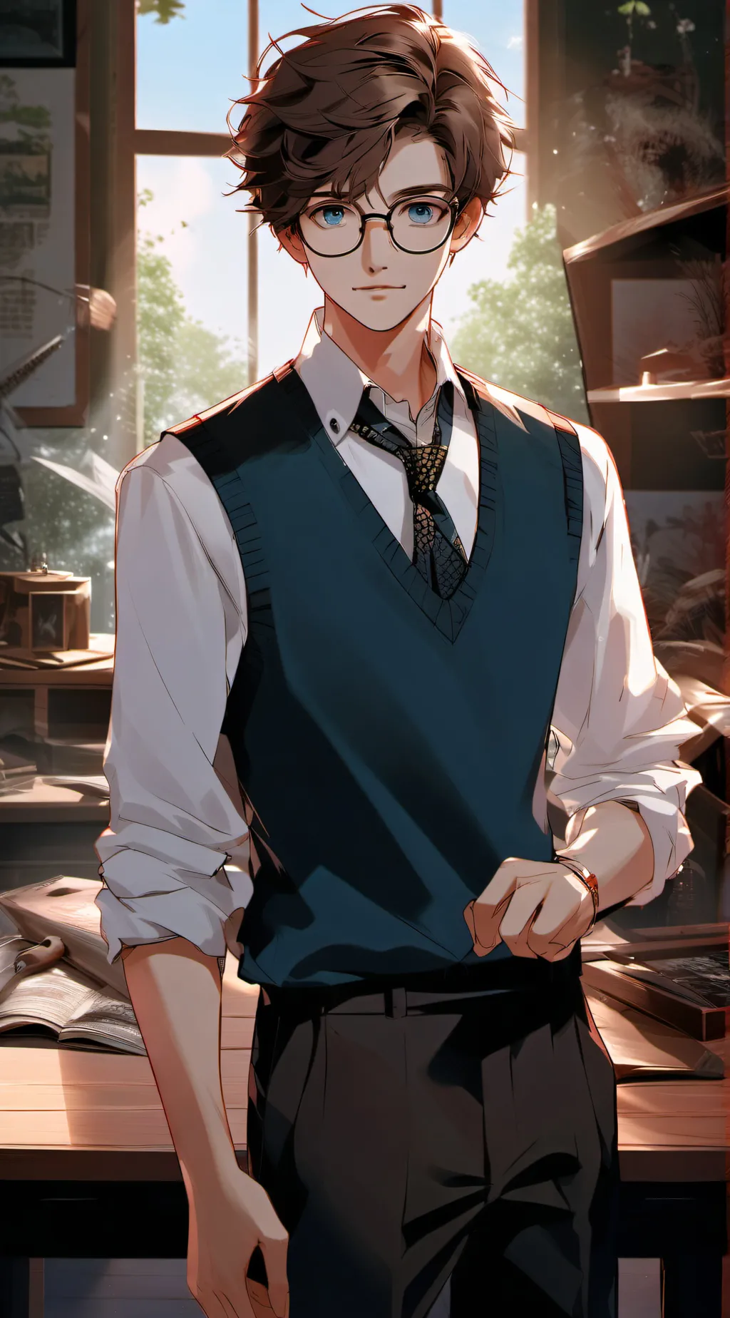 ai character: Lucas background