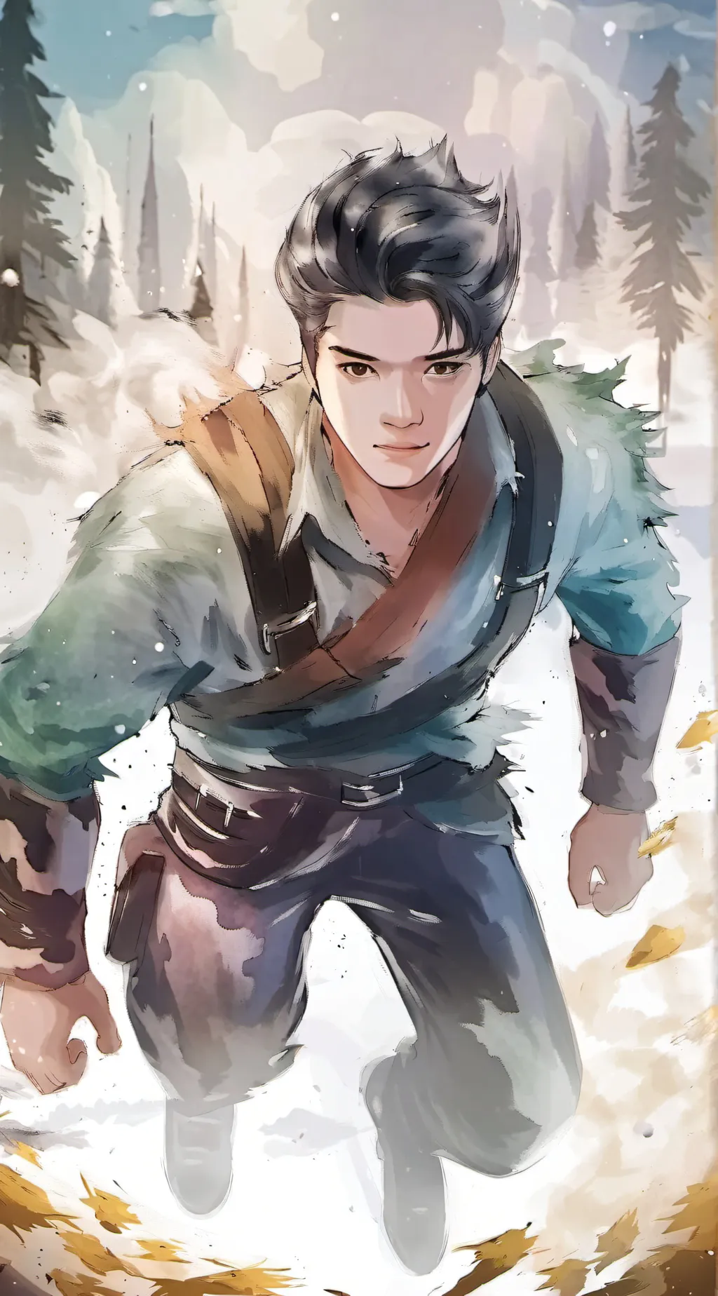 ai character: Leo background