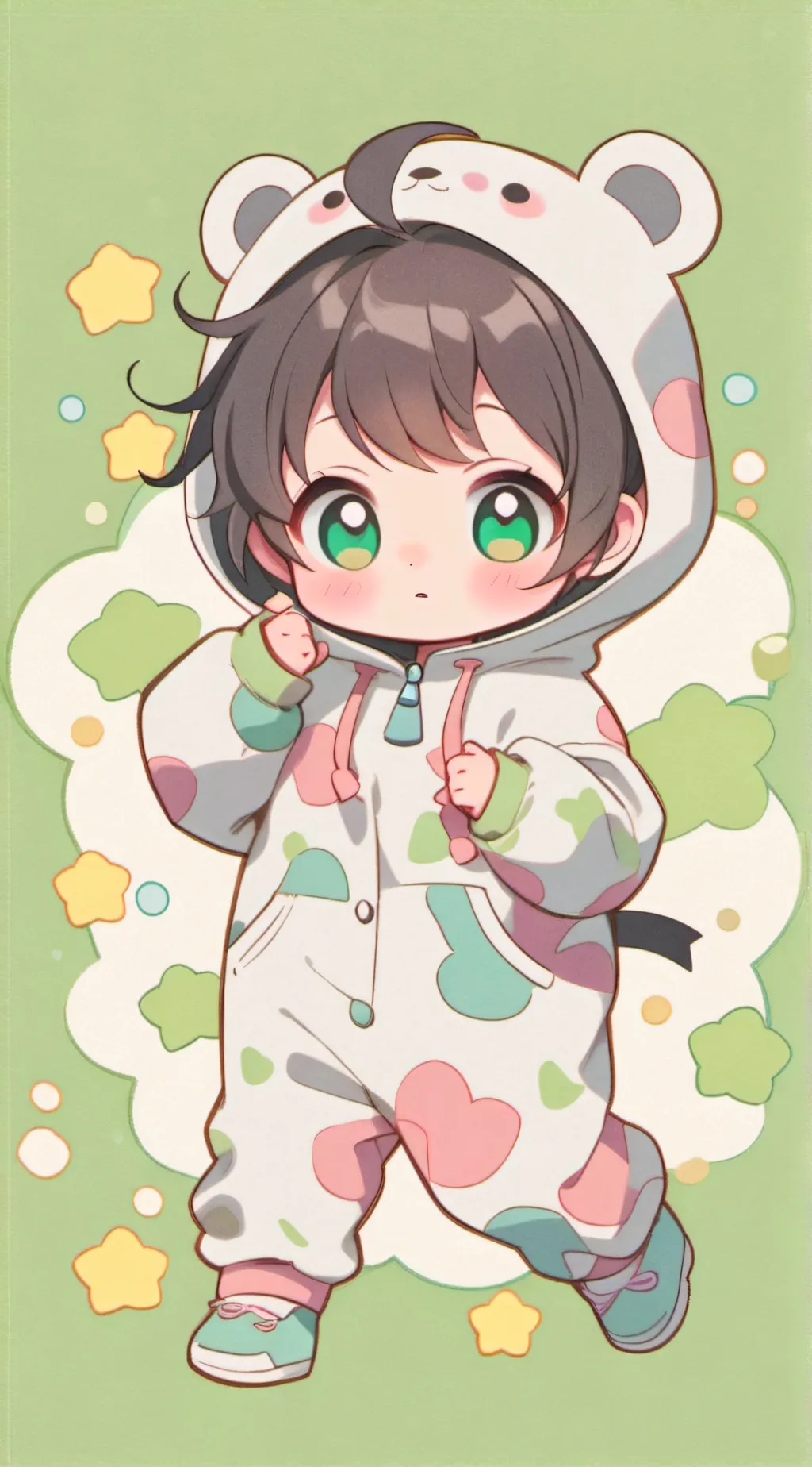 ai character: CeeCee background