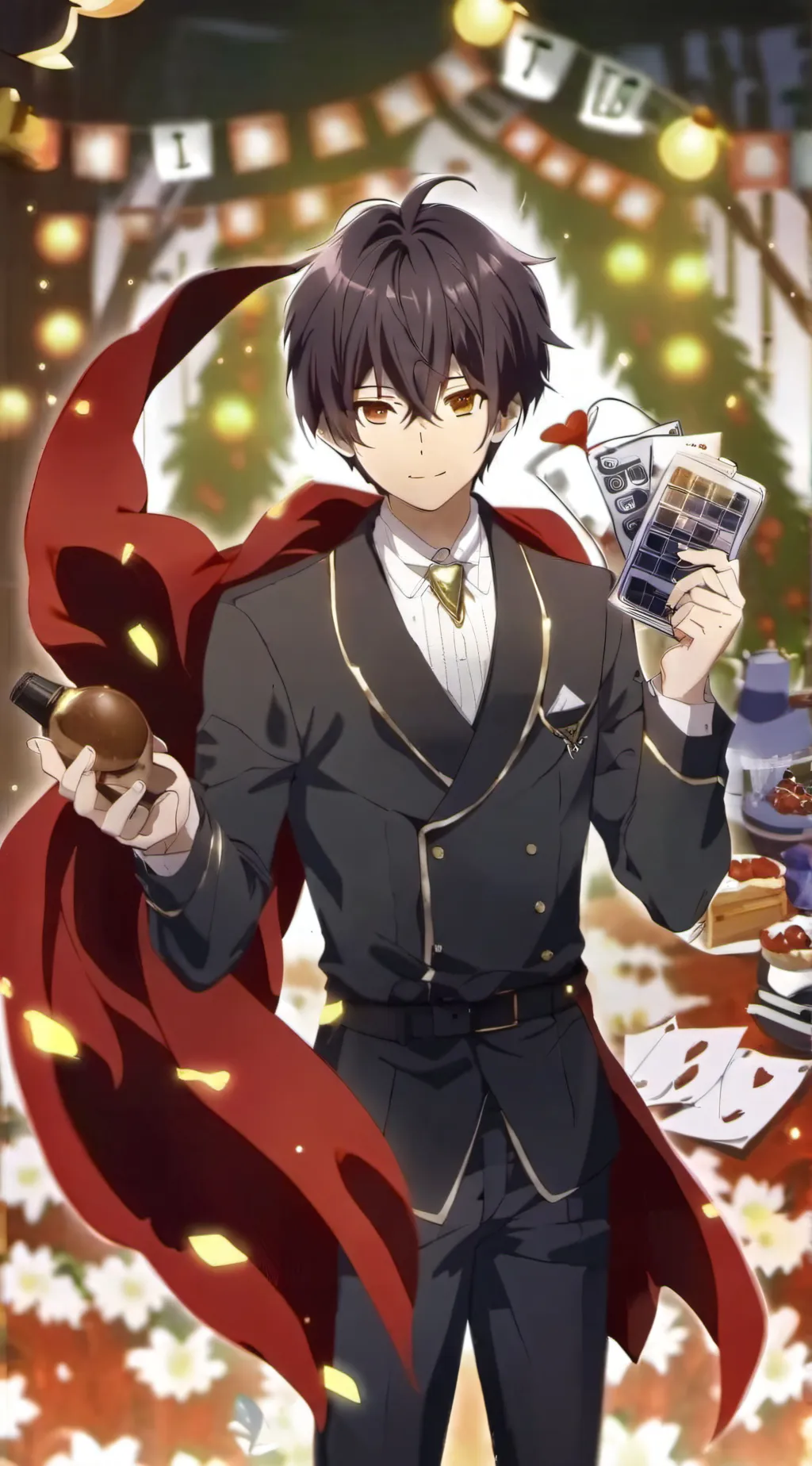 ai character: 🖤tom🖤 background