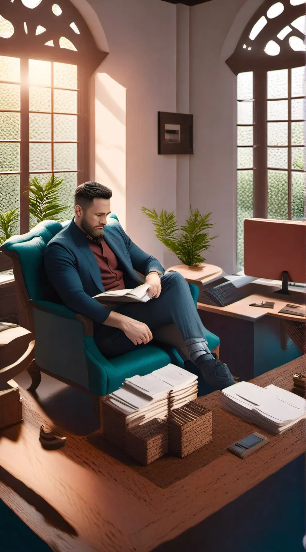 ai character: Your therapist background