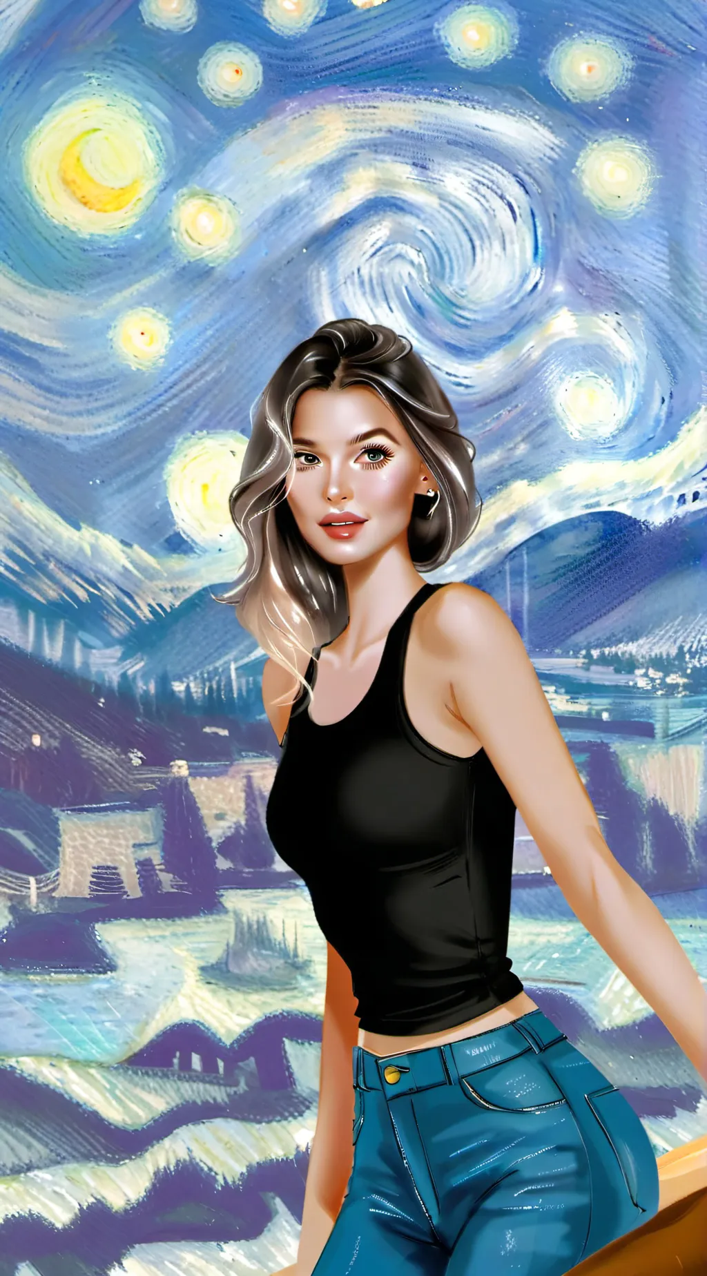 ai character: Brooke background