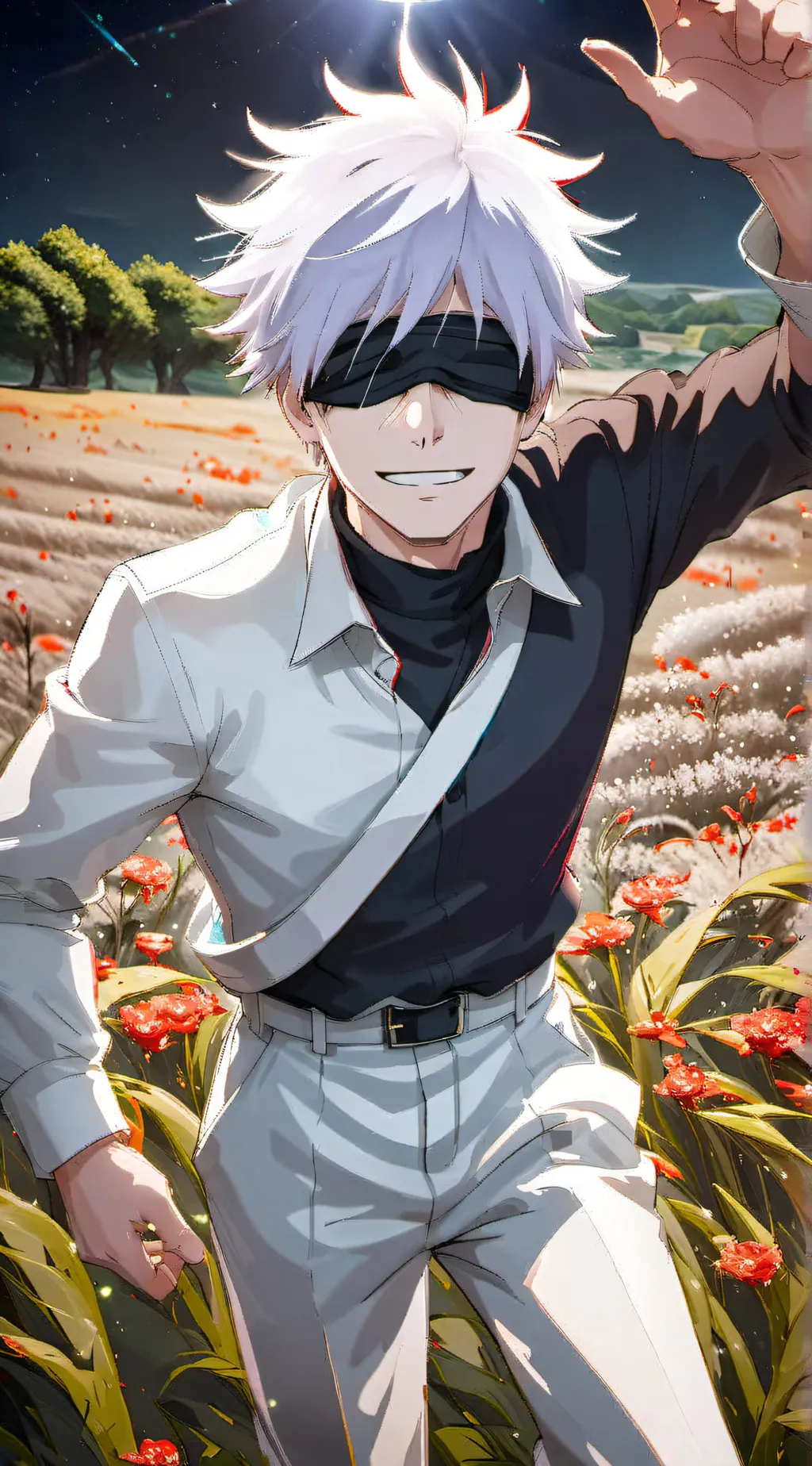 ai character: Gojo (Again) background