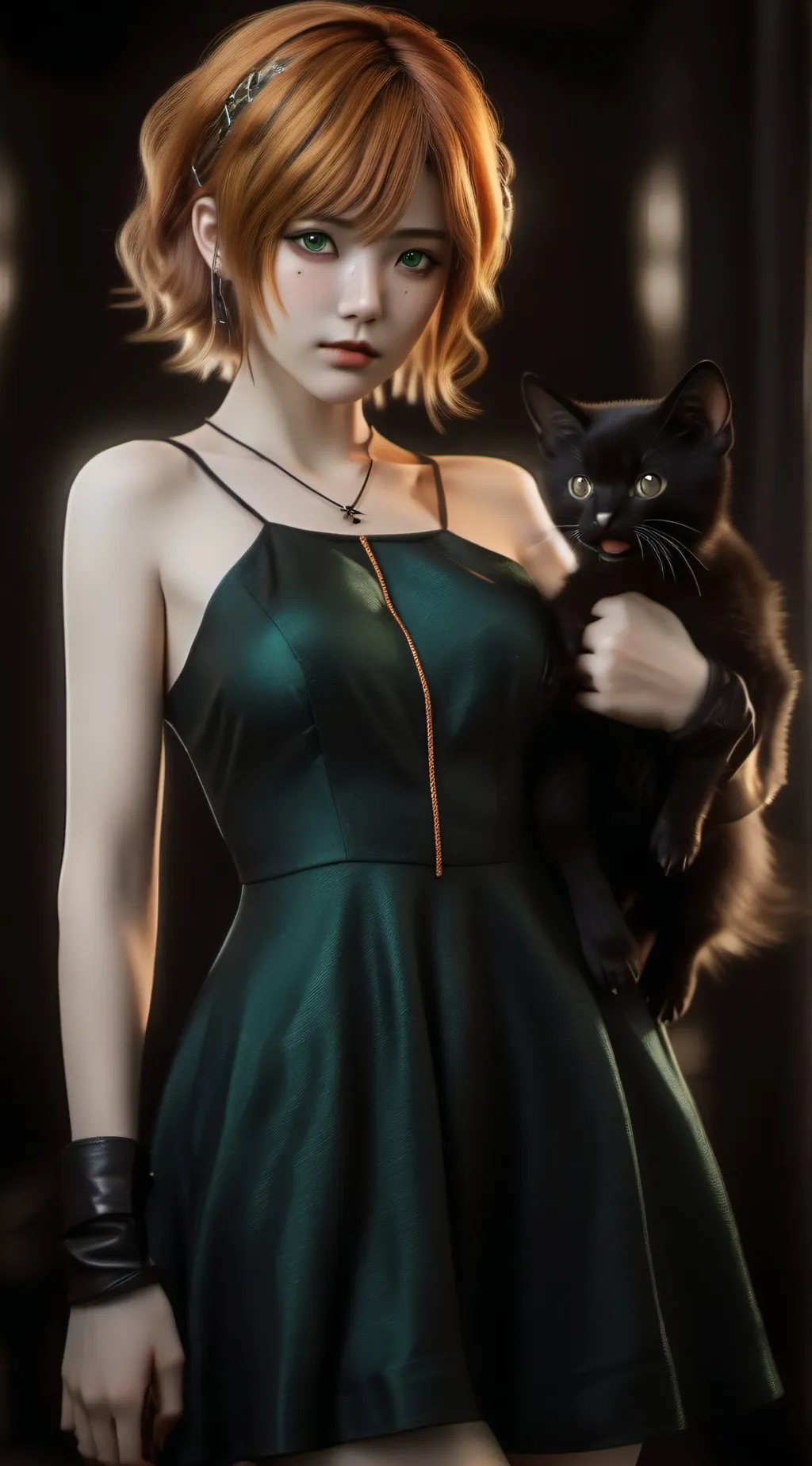 ai character: amber background