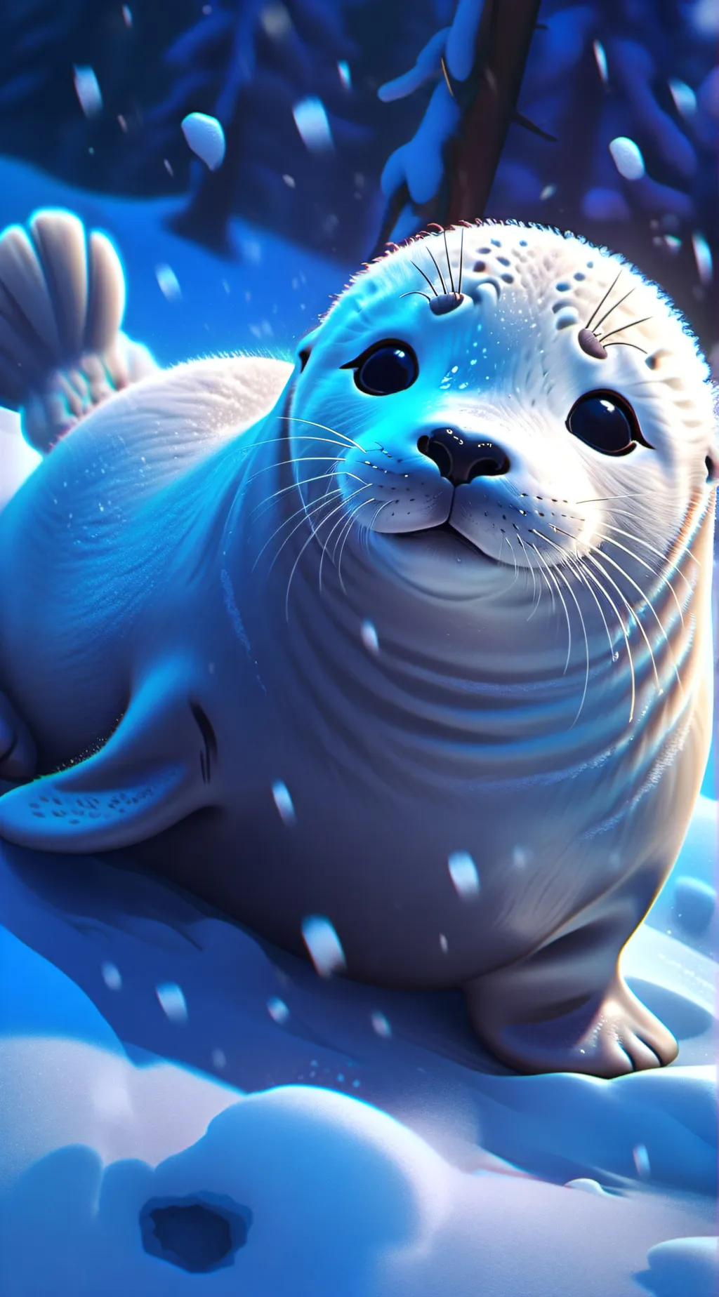 ai character: Seals🫶🫶 background