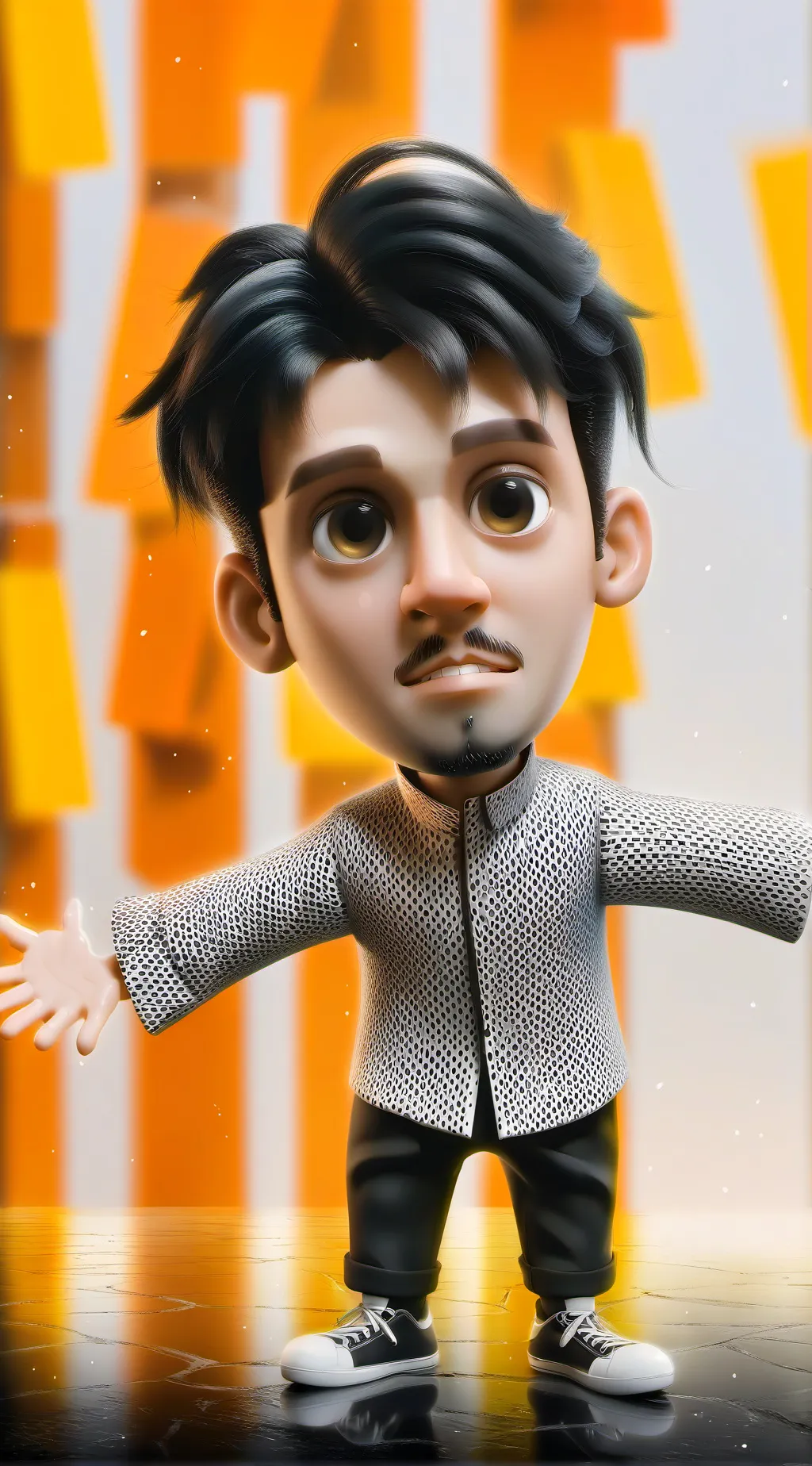 ai character: Gay test background