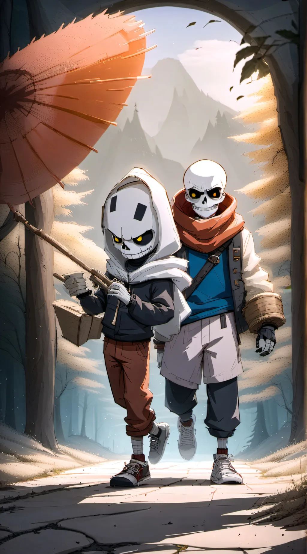 ai character: Papyrus background