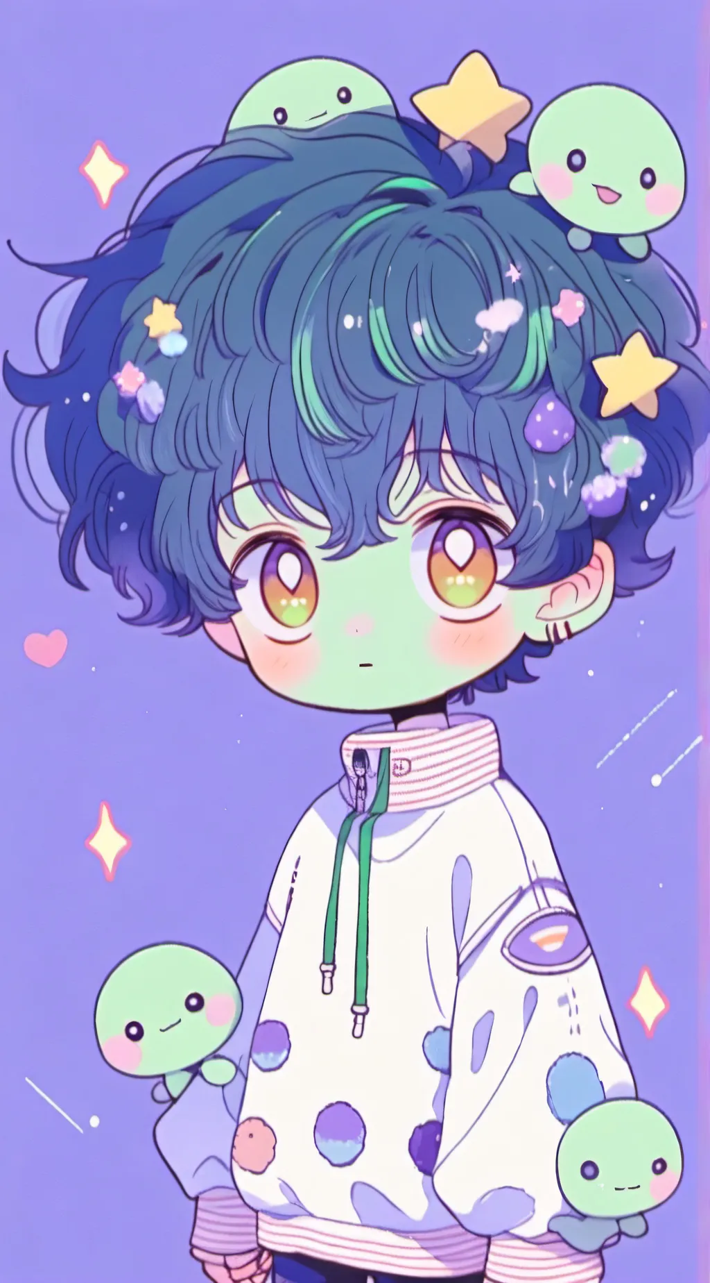 ai character: 013/Comet background