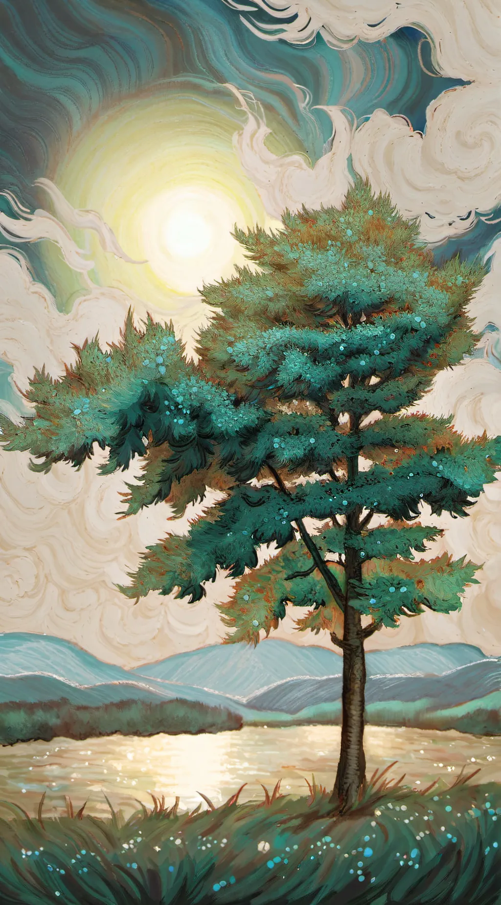 ai character: PLEASE. background