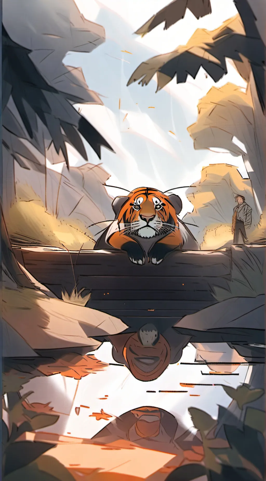 ai character: GIMME IDEAS background