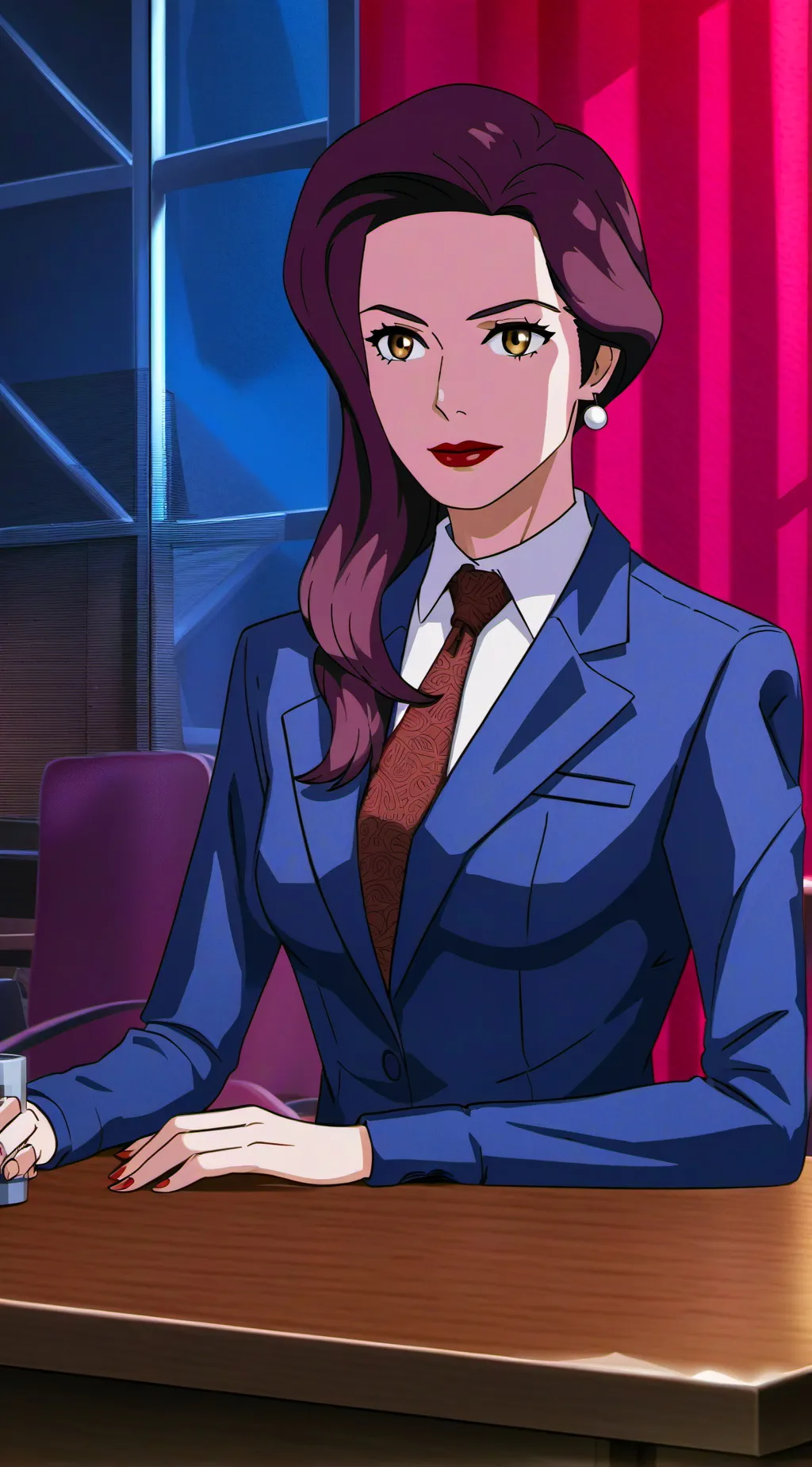 ai character: CIA woman background