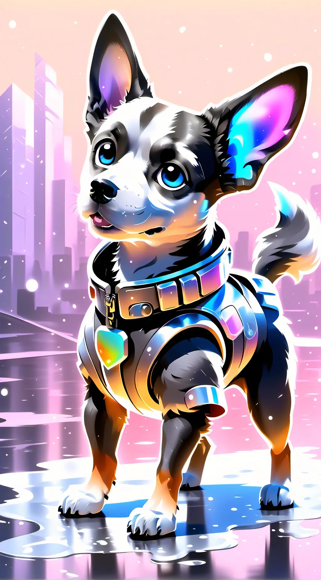 ai character: Muffin heller background