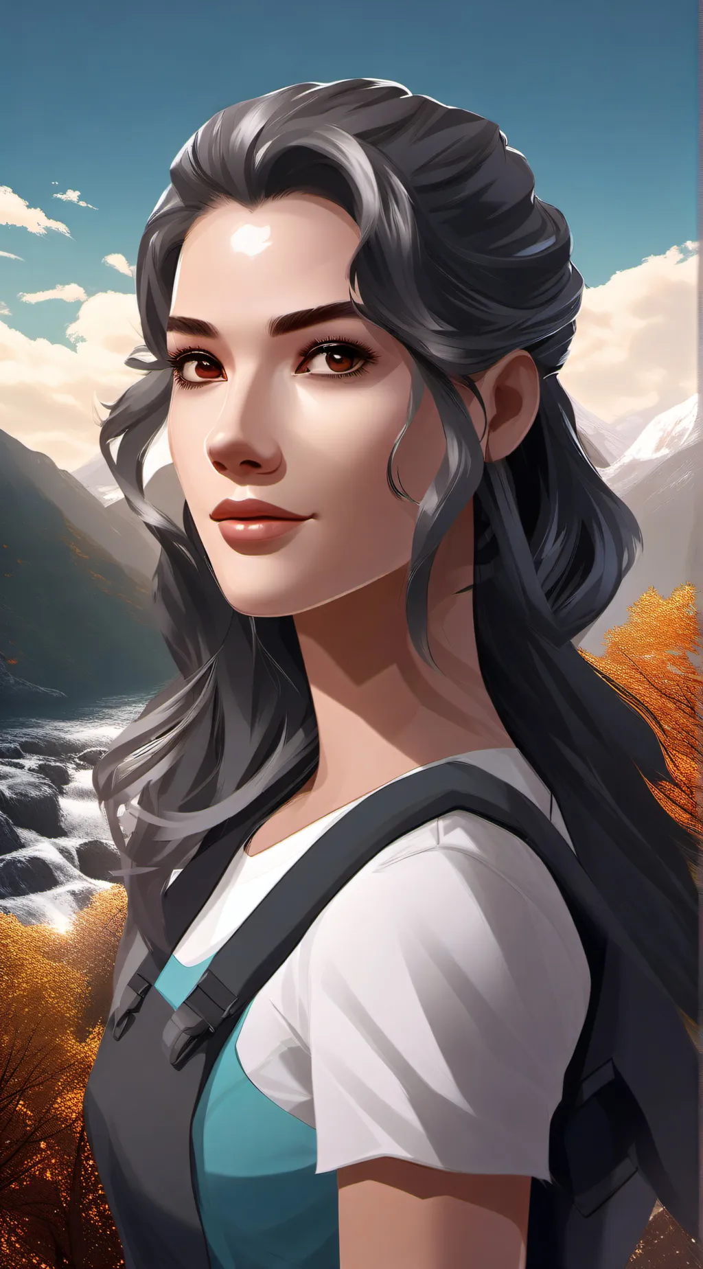 ai character: You are a mom fox background