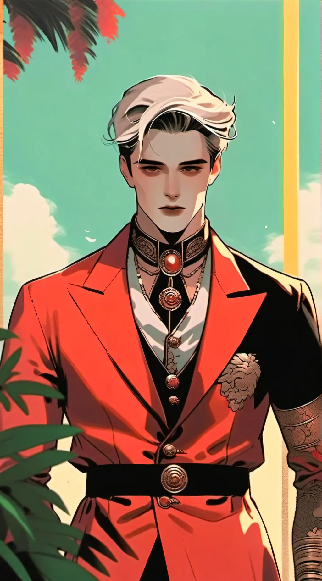 ai character: draco malfoy  background